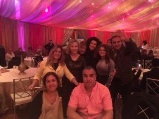 Célébration dans la salle